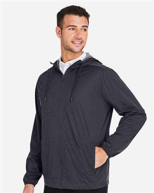 North End Men's Network Lightweight Jacket - NE75 Carbon Heather