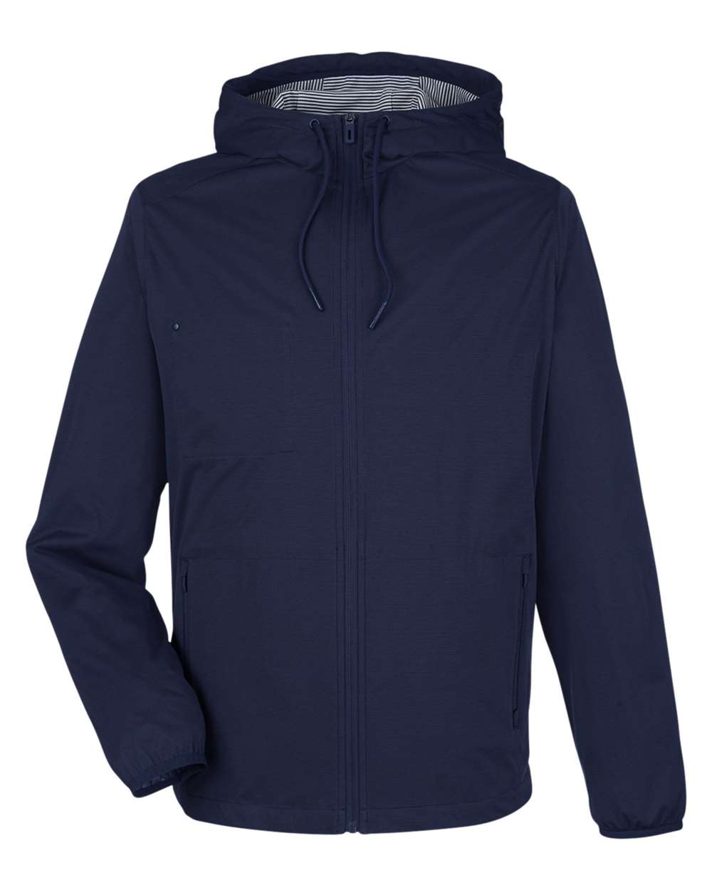 North End Men's Network Lightweight Jacket - NE75 Classic Navy Heather