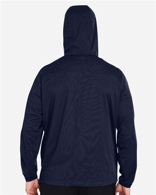North End Men's Network Lightweight Jacket - NE75 Classic Navy Heather