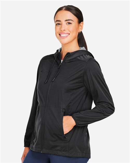 North End Women's Network Lightweight Jacket - NE75W Black Heather