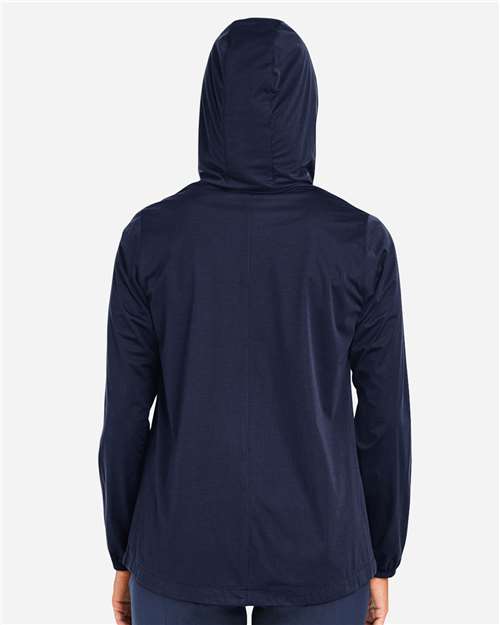 North End Women's Network Lightweight Jacket - NE75W Classic Navy Heather