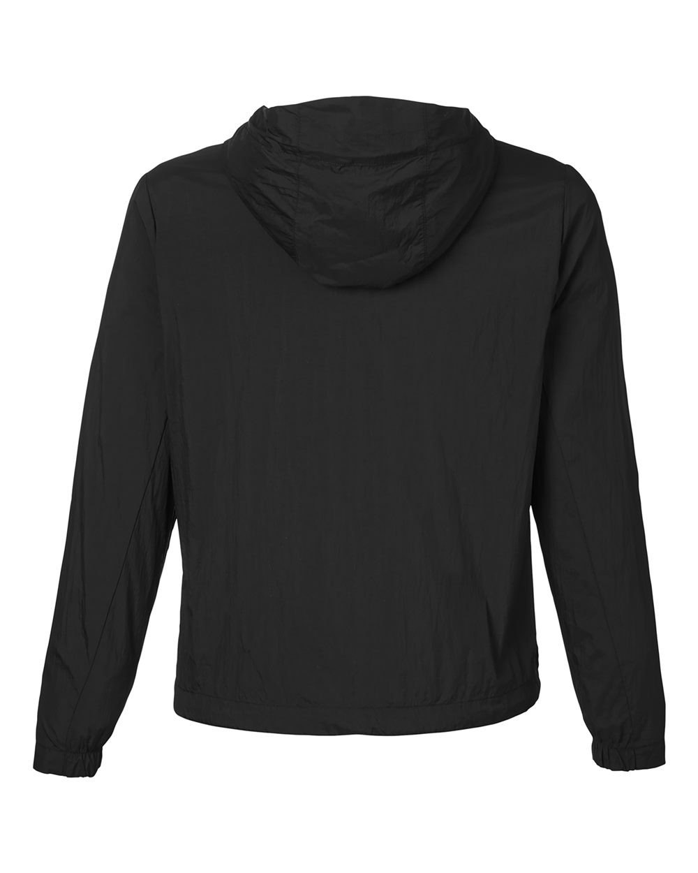 North End Women's Aura Lightweight Packable Anorak - NE810W Black- Carbon