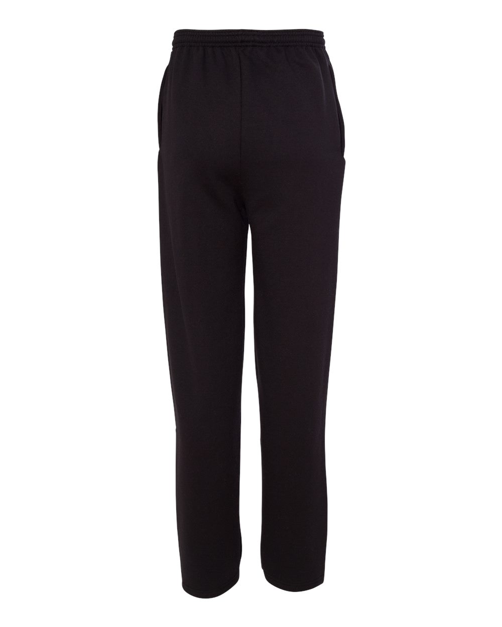 Champion Unisex Powerblend® Open-Bottom Sweatpants with Pockets - P800 Black