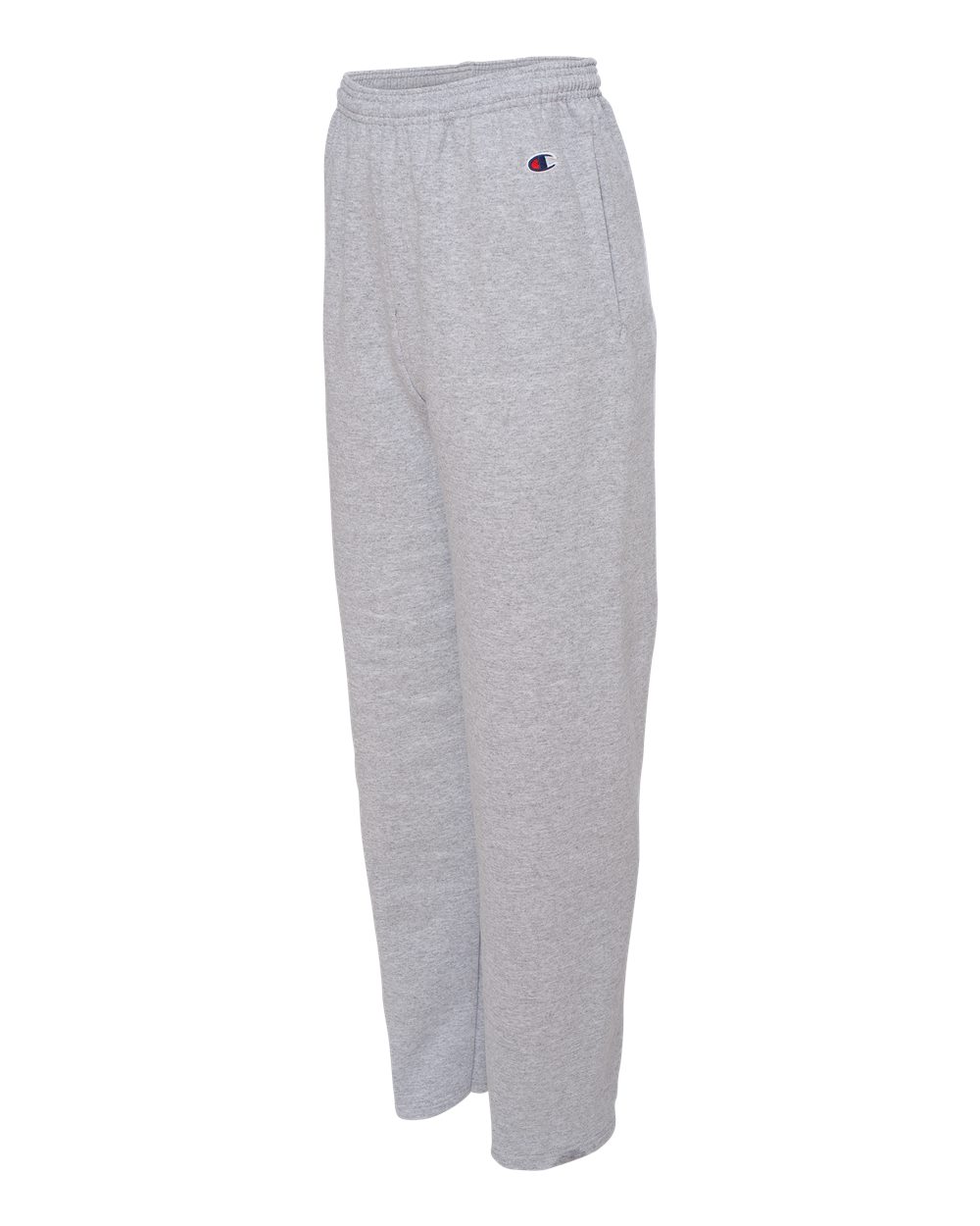 Champion Unisex Powerblend® Open-Bottom Sweatpants with Pockets - P800 Light Steel