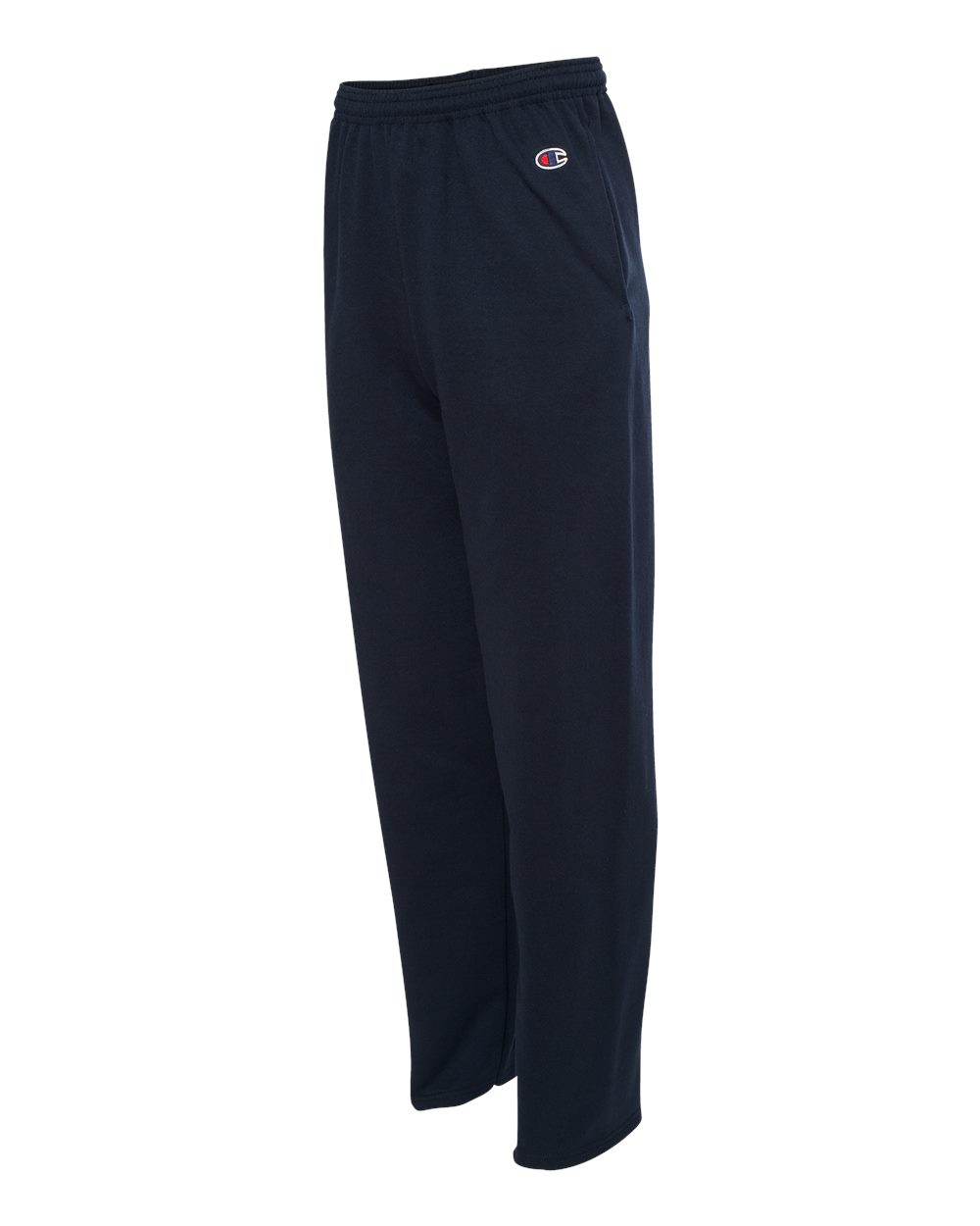 Champion Unisex Powerblend® Open-Bottom Sweatpants with Pockets - P800 Navy