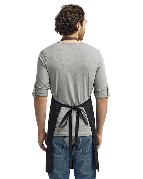 Artisan Collection by Reprime Espresso Bib Apron - RP123 Black- Brown