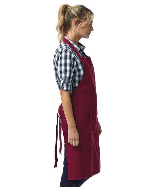 Artisan Collection by Reprime Calibre Heavy Cotton Canvas Pocket Apron - RP137 Burgundy