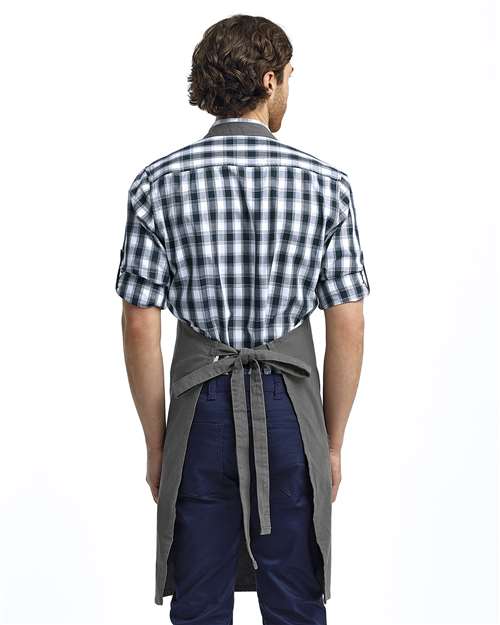 Artisan Collection by Reprime Calibre Heavy Cotton Canvas Pocket Apron - RP137 Dark Grey