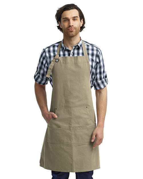 Artisan Collection by Reprime Calibre Heavy Cotton Canvas Pocket Apron - RP137 Khaki