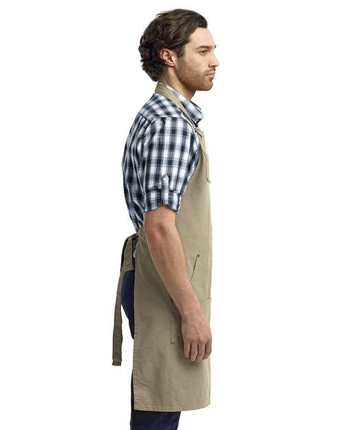 Artisan Collection by Reprime Calibre Heavy Cotton Canvas Pocket Apron - RP137 Khaki