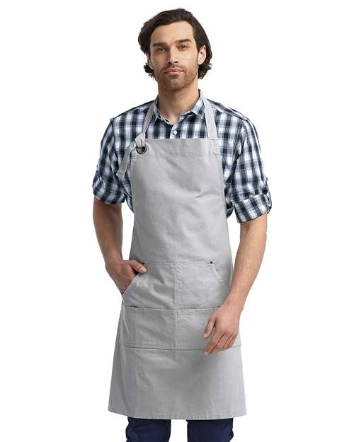 Artisan Collection by Reprime Calibre Heavy Cotton Canvas Pocket Apron - RP137 Silver