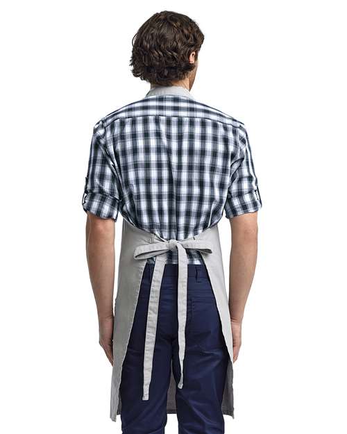 Artisan Collection by Reprime Calibre Heavy Cotton Canvas Pocket Apron - RP137 Silver
