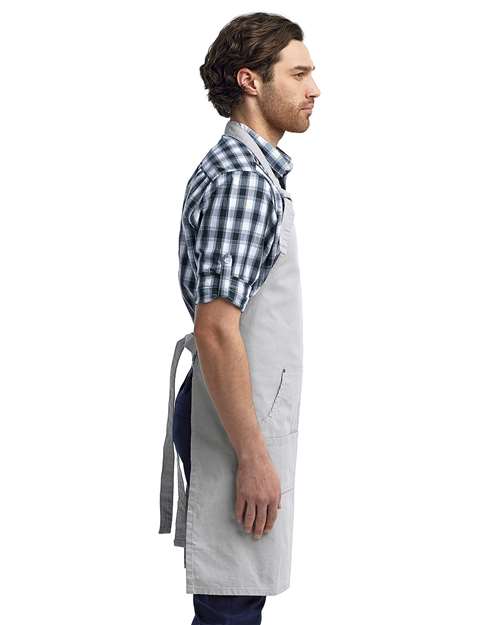 Artisan Collection by Reprime Calibre Heavy Cotton Canvas Pocket Apron - RP137 Silver
