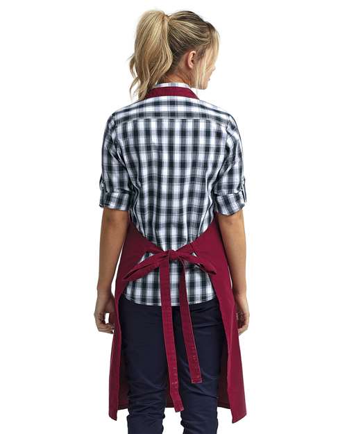 Artisan Collection by Reprime Calibre Heavy Cotton Canvas Pocket Apron - RP137 Burgundy