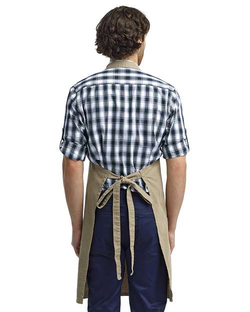 Artisan Collection by Reprime Calibre Heavy Cotton Canvas Pocket Apron - RP137 Khaki