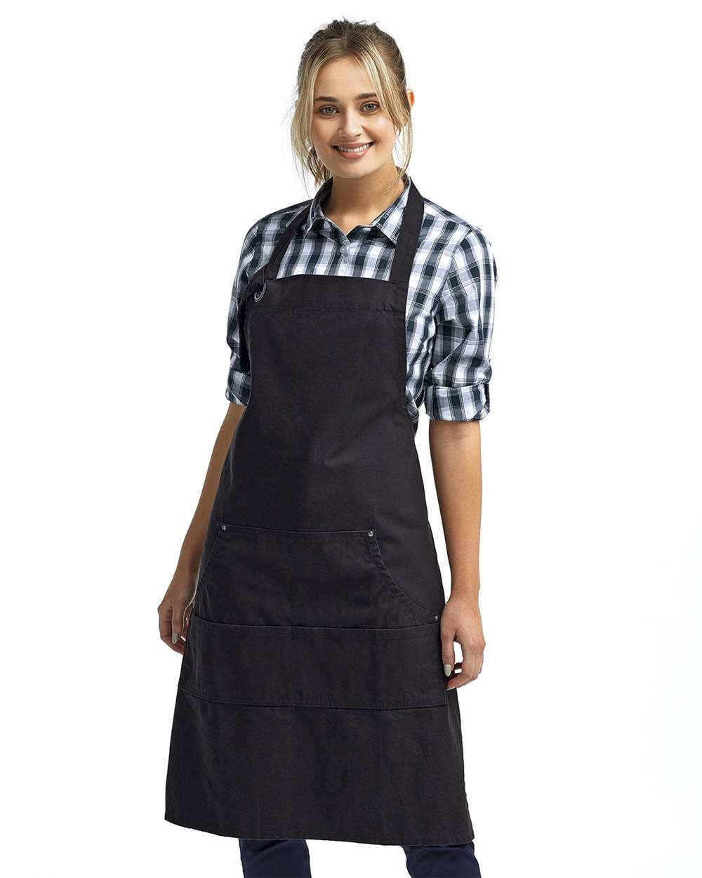 Artisan Collection by Reprime Calibre Heavy Cotton Canvas Pocket Apron - RP137 Black