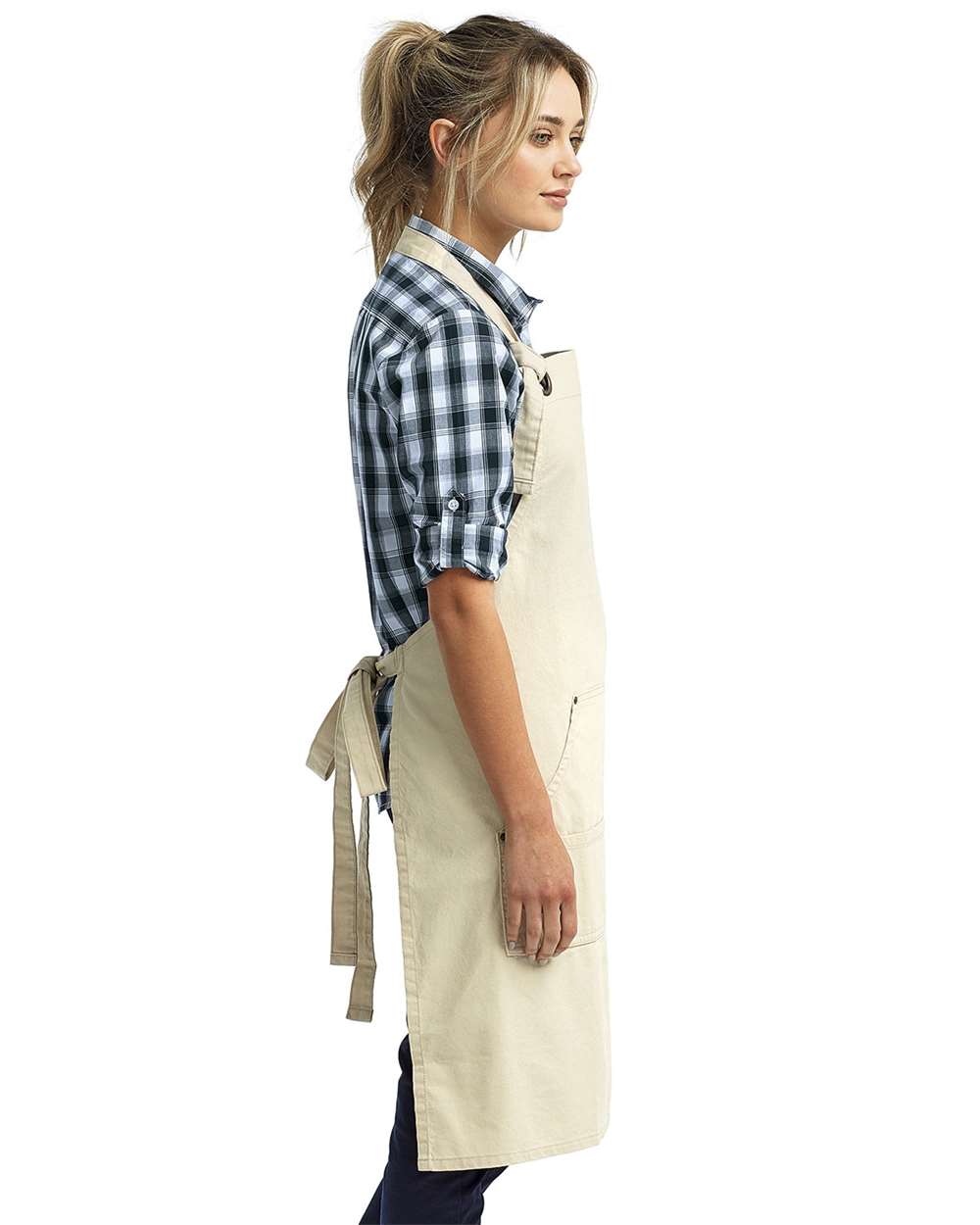 Artisan Collection by Reprime Calibre Heavy Cotton Canvas Pocket Apron - RP137 Natural