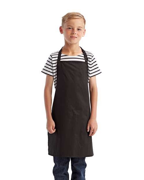 Artisan Collection by Reprime Youth Recycled Apron - RP149 Black