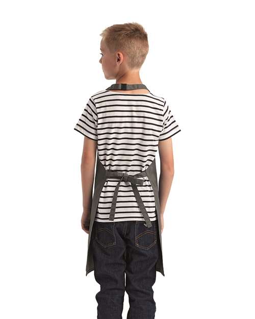Artisan Collection by Reprime Youth Recycled Apron - RP149 Dark Grey