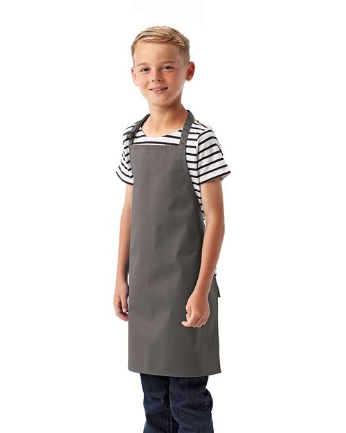 Artisan Collection by Reprime Youth Recycled Apron - RP149 Dark Grey