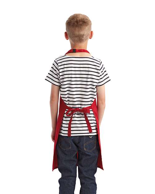 Artisan Collection by Reprime Youth Recycled Apron - RP149 Red