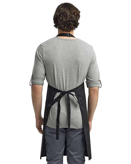 Artisan Collection by Reprime Recycled Bib Apron - RP150 Black