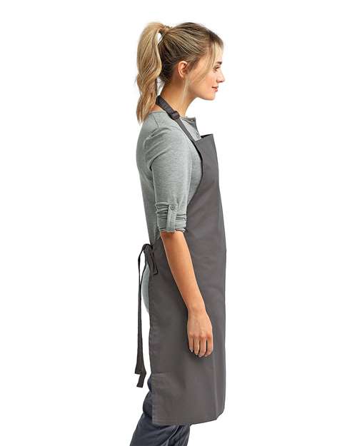 Artisan Collection by Reprime Recycled Bib Apron - RP150 Dark Grey
