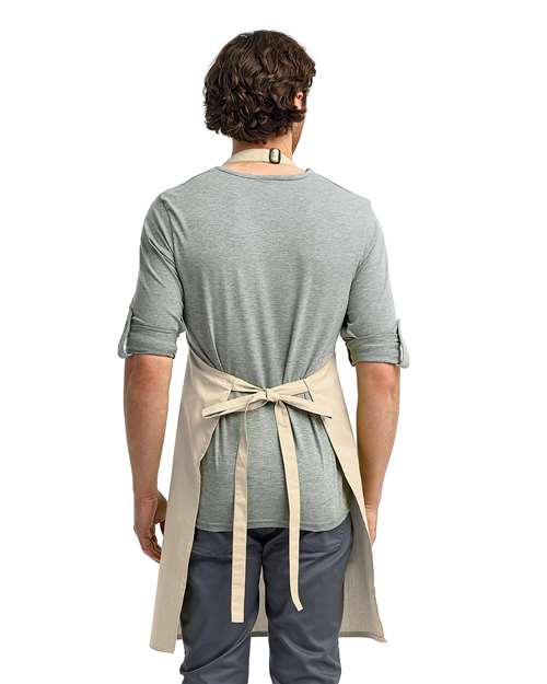 Artisan Collection by Reprime Recycled Bib Apron - RP150 Natural
