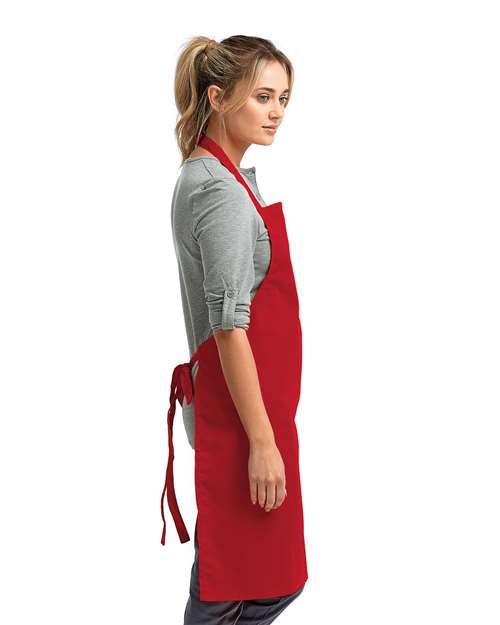 Artisan Collection by Reprime Recycled Bib Apron - RP150 Red