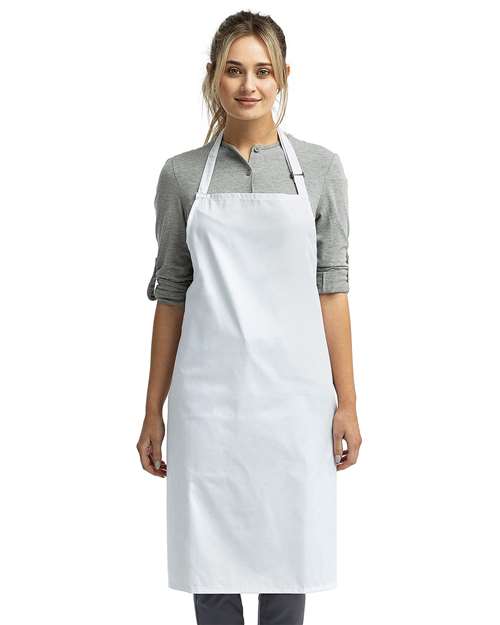 Artisan Collection by Reprime Recycled Bib Apron - RP150 White