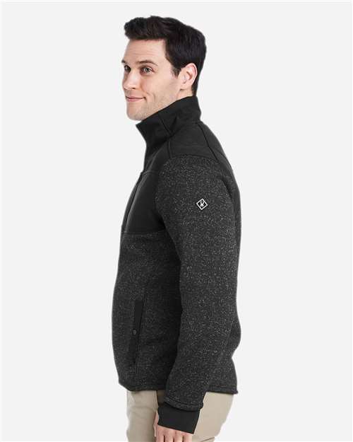 Spyder Men's Passage Sweater Jacket - S17740 Black Powder- Black