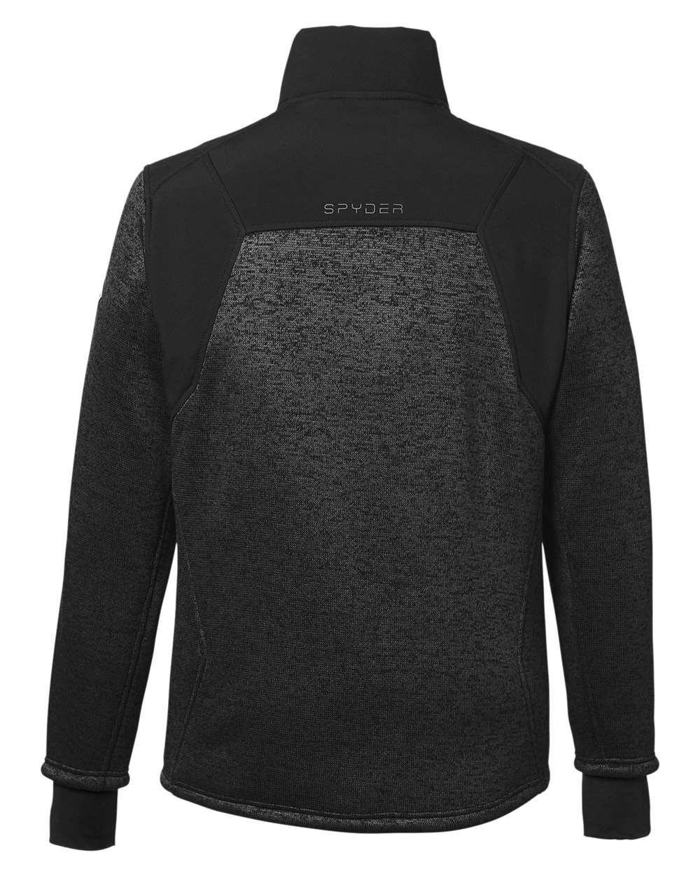 Spyder Men's Passage Sweater Jacket - S17740 Black Powder- Black