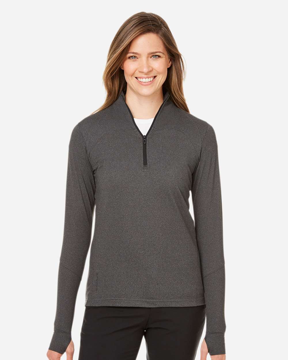 Spyder Women's Spyre Quarter-Zip Pullover - S17917 Black Frost