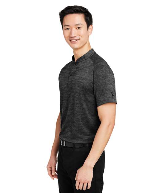 Spyder Men's Mission Blade Collar Polo - S17979 Black Jasper