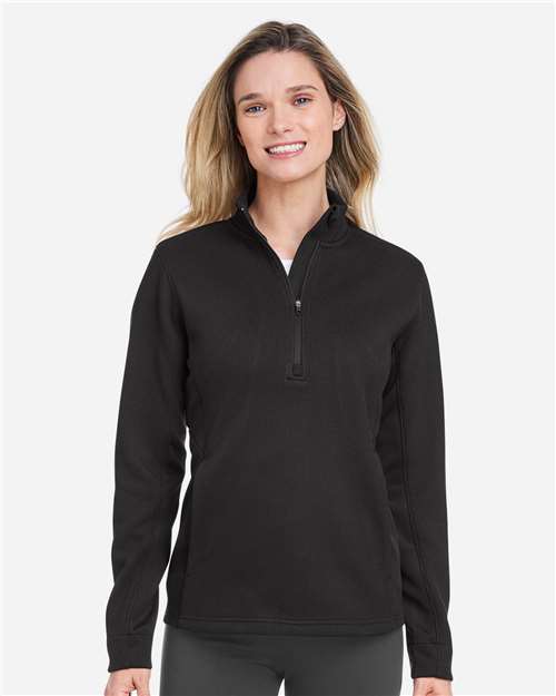 Spyder Women's Constant Canyon Quarter-Zip Pullover - S18092 Black