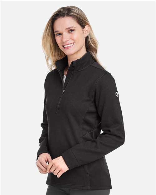Spyder Women's Constant Canyon Quarter-Zip Pullover - S18092 Black