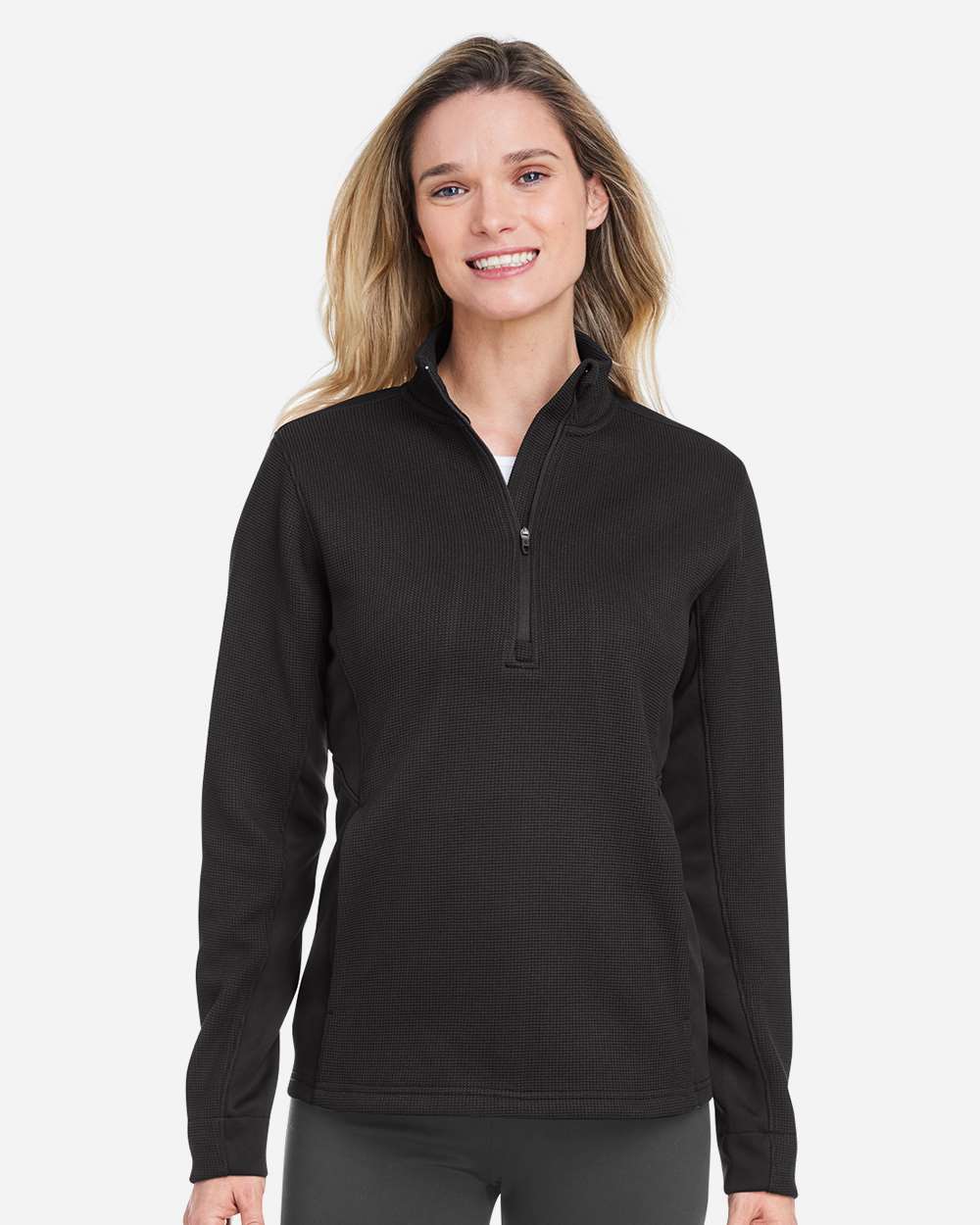 Spyder Women's Constant Canyon Quarter-Zip Pullover - S18092 Black