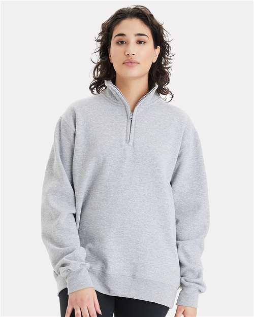 Champion Unisex Powerblend® Quarter-Zip Pullover - S450 Light Steel