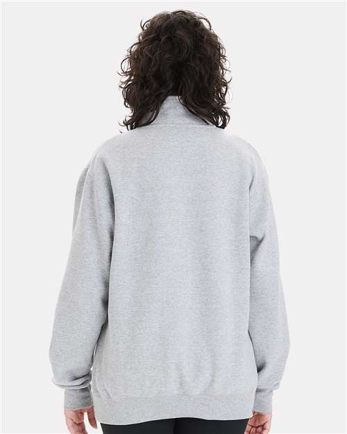 Champion Unisex Powerblend® Quarter-Zip Pullover - S450 Light Steel