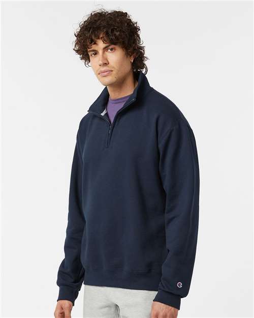 Champion Unisex Powerblend® Quarter-Zip Pullover - S450 Navy