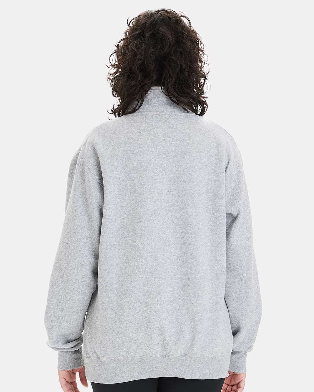 Champion Unisex Powerblend® Quarter-Zip Pullover - S450 Light Steel
