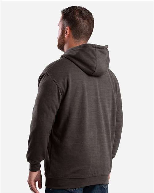 Berne Apparel Men's Heritage Thermal Lined Hooded Sweatshirt - SZ101 Charcoal