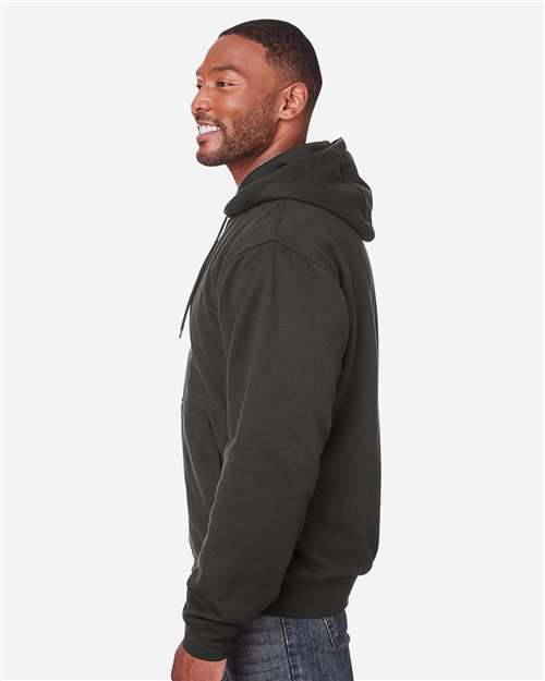 Berne Apparel Men's Heritage Thermal Lined Hooded Sweatshirt - SZ101 Charcoal