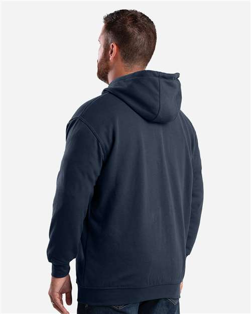 Berne Apparel Men's Heritage Thermal Lined Hooded Sweatshirt - SZ101 Navy