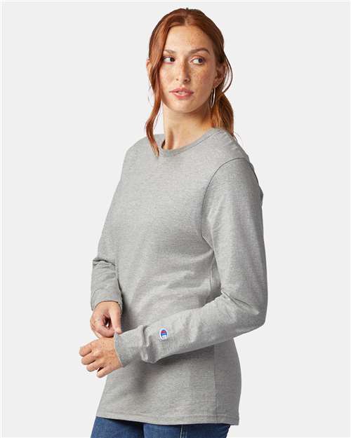 Champion Unisex Heritage Jersey Long Sleeve T-Shirt - T453 Oxford Grey