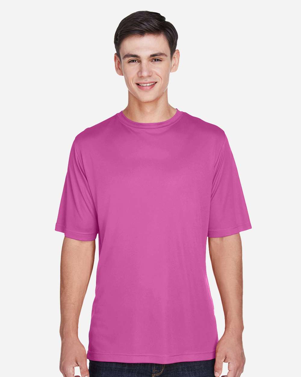 Team 365 Men's Zone Performance T-Shirt - TT11 Sport Charity Pink