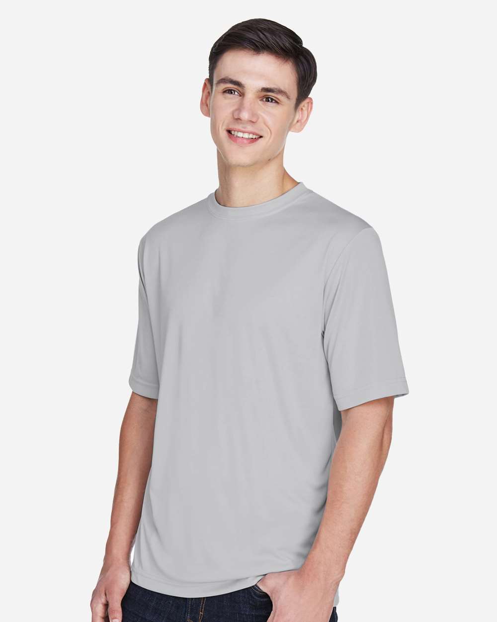 Team 365 Men's Zone Performance T-Shirt - TT11 Sport Silver
