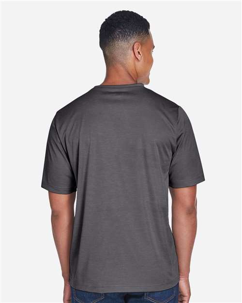 Team 365 Men's Sonic Heather Performance T-Shirt - TT11H Dark Grey Heather