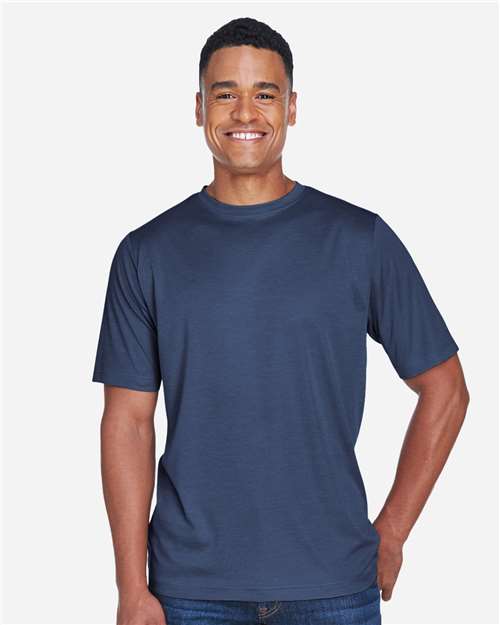 Team 365 Men's Sonic Heather Performance T-Shirt - TT11H Sport Dark Navy Heather