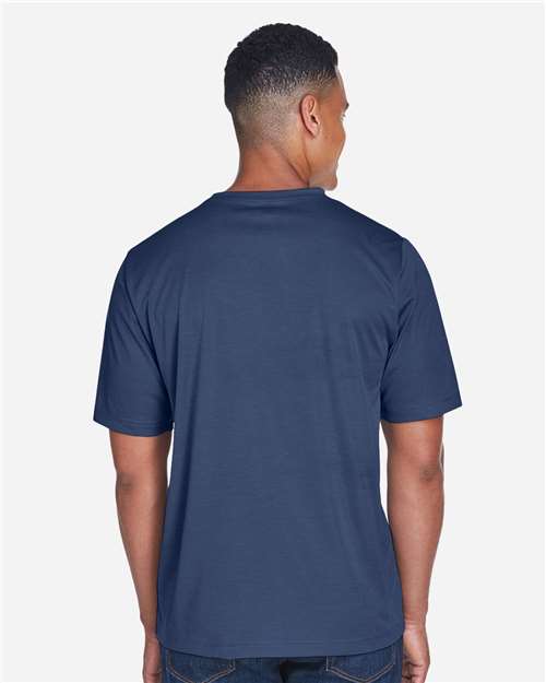 Team 365 Men's Sonic Heather Performance T-Shirt - TT11H Sport Dark Navy Heather